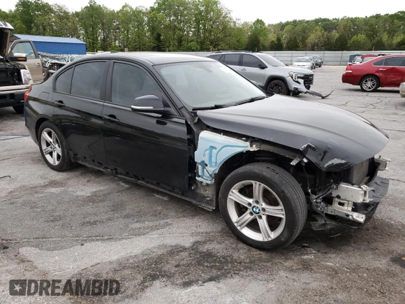 2015 BMW 3 Series 328i with VIN WBA3C1C58FK120706, listed as a Copart auction lot 54318135 with 119,988 mi miles and Salvage title. Bid and sale history available at DreamBid. Image 4.