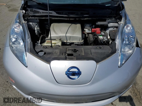 2017 Nissan LEAF S with VIN 1N4BZ0CP7HC307639, listed as a Copart auction lot 54362825 with 57,735 mi miles and Salvage Title. Bid and sale history available at carsss.com. Image 11.
