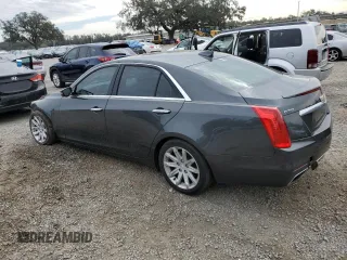 2016 Cadillac CTS RWD with VIN 1G6AP5SX2G0124470, listed as a Copart auction lot 87913695 with 81,272 mi miles and Salvage title. Bid and sale history available at DreamBid. Image 2.