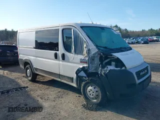 2019 Ram ProMaster Cargo with VIN 3C6TRVAG6KE518515, listed as a IAAI auction lot 41917449 with 150,498 mi miles and . Bid and sale history available at carsss.com. Image 1.