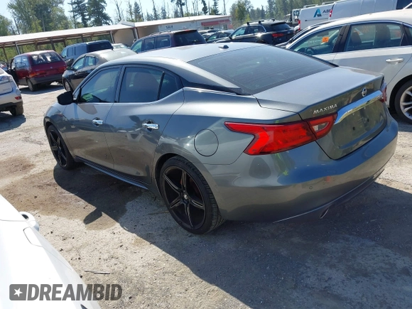 2017 Nissan Maxima SV with VIN 1N4AA6AP9HC442677, listed as a IAAI auction lot 42756818 with 91,287 mi miles and . Bid and sale history available at DreamBid. Image 3.