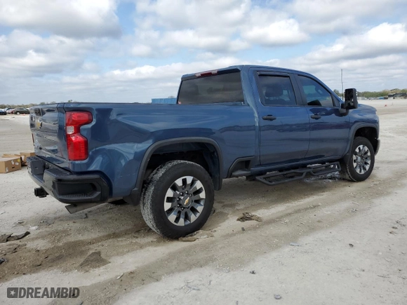 2024 Chevrolet Silverado 2500HD Custom with VIN 2GC4YME70R1216861, listed as a Copart auction lot 45269425 with 12,300 mi miles and Salvage Title. Bid and sale history available at carsss.com. Image 3.