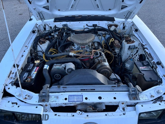 1985 Ford Mustang with VIN 1FABP27M4FF180300, listed as a Copart auction lot 81418754 with 81,610 mi miles and Clean title. Bid and sale history available at DreamBid. Image 7.