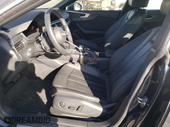 2019 Audi A5 Sportback Prestige with VIN WAUCNCF57KA016659, listed as a Copart auction lot 74605354 with 59,165 mi miles and Salvage Title. Bid and sale history available at carsss.com. Image 7.