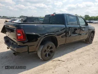 2025 Ram 1500 with VIN 1C6SRFMPXSN583439, listed as a Copart auction lot 59518285 with 10,253 mi miles and Non repairable. Bid and sale history available at DreamBid. Image 3.