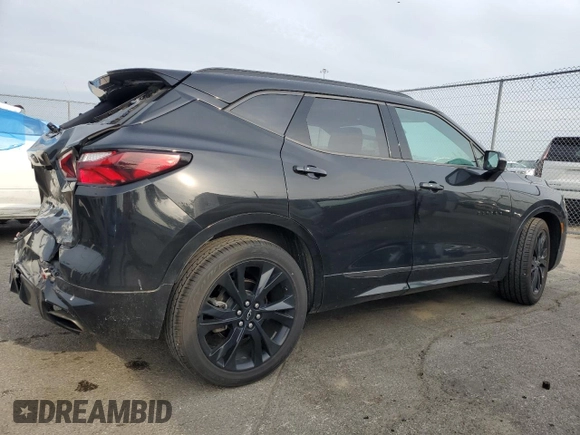 2020 Chevrolet Blazer RS z VIN 3GNKBKRS9LS668340, wystawiony jako Copart lot #54913965 z przebiegiem 86 611 mil mil oraz Szkoda całkowita • Salvage title. Historia ofert i sprzedaży dostępna na DreamBid. Obrazek 3.