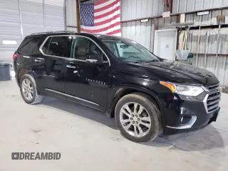 2018 Chevrolet Traverse High Country z VIN 1GNEVKKW6JJ220735, wystawiony jako Copart lot #56122855 z przebiegiem 107 211 mil mil oraz Szkoda całkowita • Salvage title. Historia ofert i sprzedaży dostępna na DreamBid. Obrazek 4.