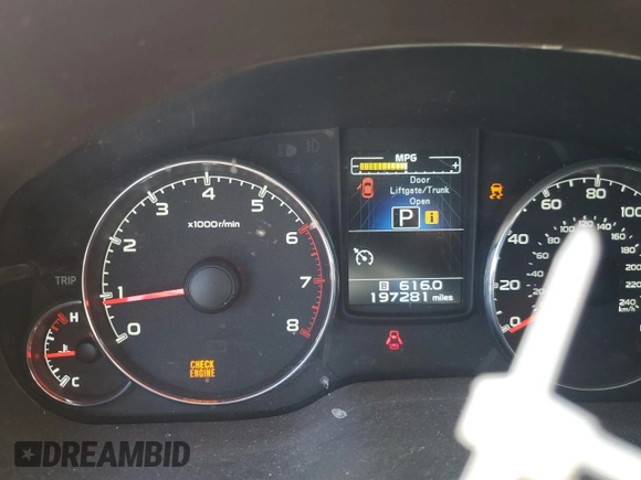 2013 Subaru Outback Limited with VIN 4S4BRCLC7D3252219, listed as a Copart auction lot 64392225 with 197,281 mi miles and Clean title. Bid and sale history available at DreamBid. Image 9.