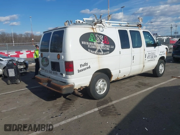 2007 Ford Econoline Cargo Commercial with VIN 1FTNE24L77DA39517, listed as a IAAI auction lot 41453216 with Not provided miles and . Bid and sale history available at DreamBid. Image 4.