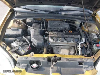 2001 Honda Civic EX with VIN 1HGEM22921L035884, listed as a IAAI auction lot 42022884 with 211,795 mi miles. Bid and sale history available at carsss.com. Image 10.