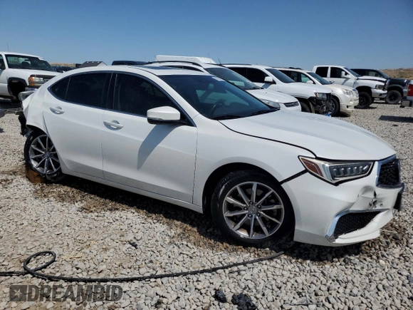 2020 Acura TLX with VIN 19UUB1F36LA013015, listed as a Copart auction lot 62006415 with 85,196 mi miles and Salvage title. Bid and sale history available at DreamBid. Image 4.