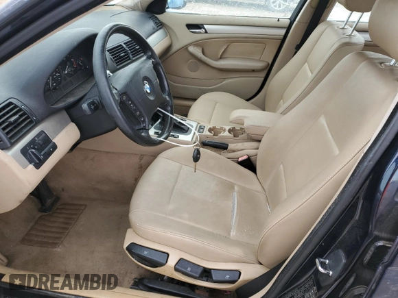 2002 BMW 3 Series 325i with VIN WBAEV33452KL65673, listed as a Copart auction lot 84234584 with 222,600 mi miles and Non Repairable. Bid and sale history available at carsss.com. Image 7.