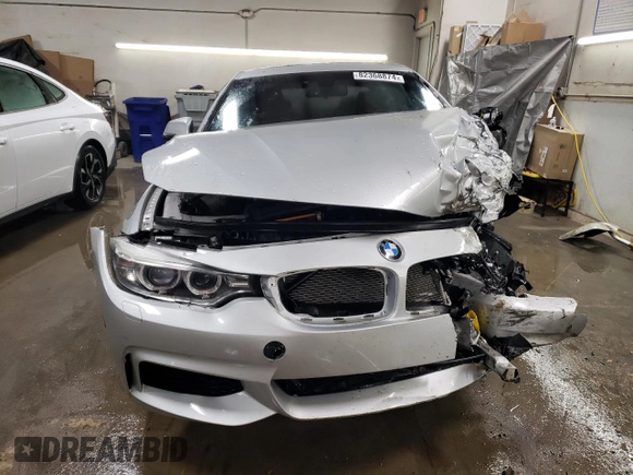 2014 BMW 4 Series 428i xDrive with VIN WBA3N5C50EK196422, listed as a Copart auction lot 82368874 with 68,079 mi miles and Salvage Title. Bid and sale history available at DreamBid. Image 5.