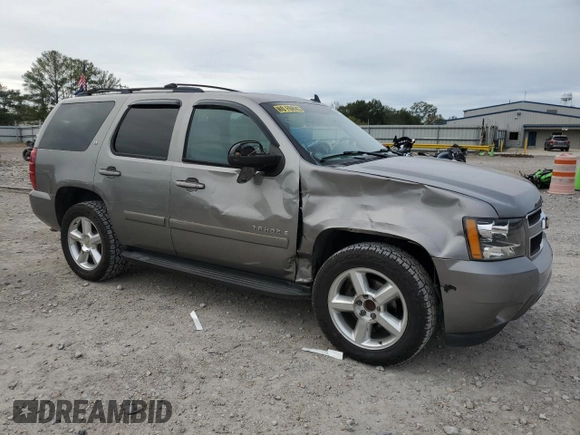 2007 Chevrolet Tahoe LT z VIN 1GNFC13087R397781, wystawiony jako Copart lot #80009594 z przebiegiem 262 747 mil mil oraz Szkoda całkowita • Salvage title. Historia ofert i sprzedaży dostępna na DreamBid. Obrazek 4.