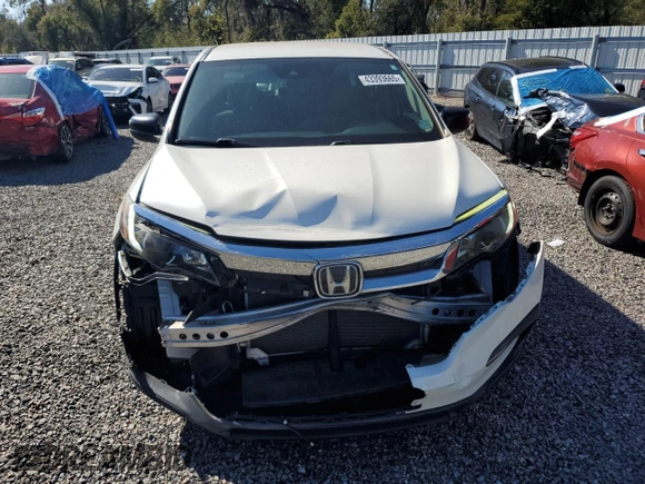 2019 Honda Pilot LX with VIN 5FNYF5H12KB006768, listed as a Copart auction lot 43393665 with 59,121 mi miles and Salvage Title. Bid and sale history available at DreamBid. Image 5.