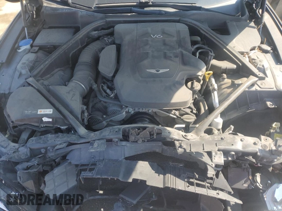 2017 Genesis G80 3.8L with VIN KMHGN4JE1HU203917, listed as a Copart auction lot 71971464 with 67,101 mi miles and Salvage Title. Bid and sale history available at carsss.com. Image 11.