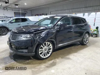 2016 Lincoln MKX Reserve with VIN 2LMTJ8LP4GBL60107, listed as a Copart auction lot 45212125 with 110,834 mi miles and Salvage Title. Bid and sale history available at carsss.com. Image 1.