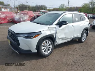 2024 Toyota Corolla Cross LE with VIN 7MUBAABG2RV114524, listed as a IAAI auction lot 42117794 with 2,781 mi miles and . Bid and sale history available at DreamBid. Image 2.