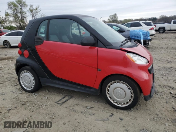 2014 Smart fortwo Pure with VIN WMEEJ3BA9EK739617, listed as a Copart auction lot 51645335 with 47,428 mi miles and Clean title. Bid and sale history available at DreamBid. Image 4.