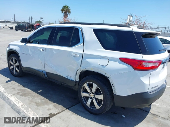 2020 Chevrolet Traverse LT with VIN 1GNERHKW4LJ219609, listed as a IAAI auction lot 42282788 with 55,836 mi miles and . Bid and sale history available at DreamBid. Image 6.