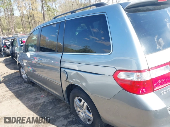 2007 Honda Odyssey EX-L with VIN 5FNRL38677B054173, listed as a IAAI auction lot 41888792 with 142,438 mi miles and . Bid and sale history available at DreamBid. Image 14.