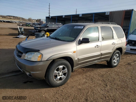 2002 Mazda Tribute LX with VIN 4F2YU08162KM59948, listed as a Copart auction lot 84931714 with 210,808 mi miles and Salvage Title. Bid and sale history available at carsss.com. Image 1.