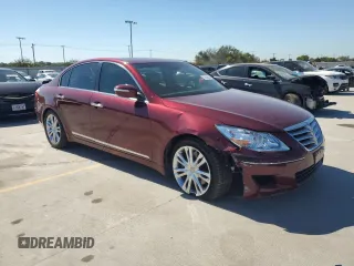 2009 Hyundai Genesis with VIN KMHGC46F09U044266, listed as a Copart auction lot 73326074 with 50,026 mi miles and Salvage Title. Bid and sale history available at carsss.com. Image 4.