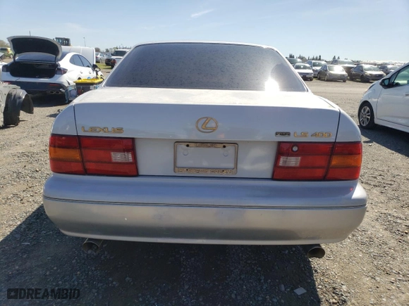 1997 Lexus LS 400 Luxury Sdn with VIN JT8BH28F5V0097398, listed as a Copart auction lot 49557135 with NaN miles and Clean Title. Bid and sale history available at carsss.com. Image 6.