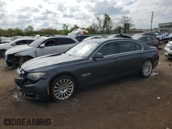 2010 BMW 7 Series 750Li xDrive with VIN WBAKC8C58ACY68671, listed as a Copart auction lot 56703235 with 122,083 mi miles and Salvage title. Bid and sale history available at DreamBid. Image 1.