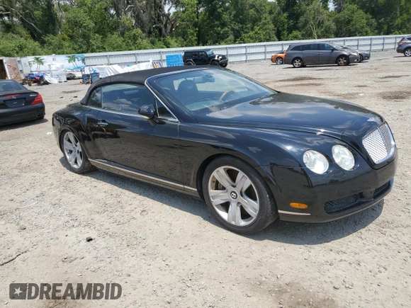 2007 Bentley Continental GT with VIN SCBDR33W97C045720, listed as a Copart auction lot 56370245 with 47,350 mi miles and Salvage Title. Bid and sale history available at DreamBid. Image 4.