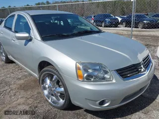 2007 Mitsubishi Galant ES with VIN 4A3AB36F27E080195, listed as a IAAI auction lot 41778858 with 171,962 mi miles. Bid and sale history available at carsss.com. Image 1.