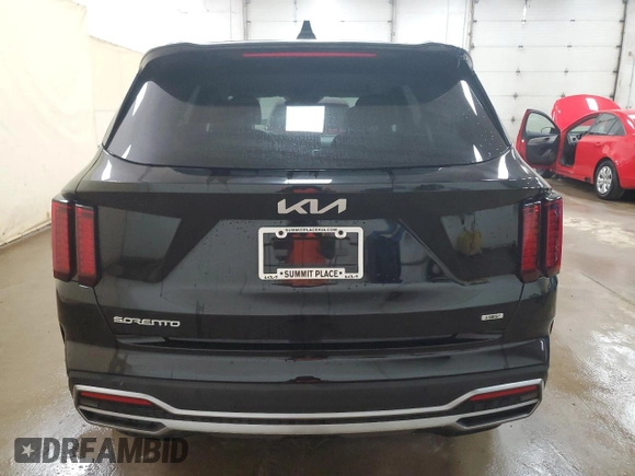 2024 Kia Sorento EX with VIN KNDRHDLGXR5258302, listed as a Copart auction lot 59800195 with 22,250 mi miles and Clean title. Bid and sale history available at DreamBid. Image 6.