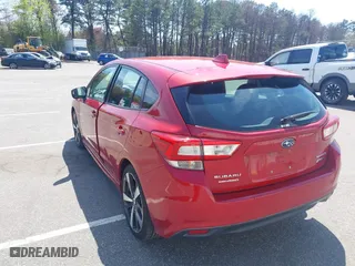 2017 Subaru Impreza Sport with VIN 4S3GTAM67H3738222, listed as a IAAI auction lot 42114564 with 116,600 mi miles. Bid and sale history available at carsss.com. Image 3.