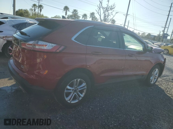 2020 Ford Edge SEL with VIN 2FMPK4J96LBB44339, listed as a Copart auction lot 82676544 with 75,419 mi miles and Salvage Title. Bid and sale history available at carsss.com. Image 3.
