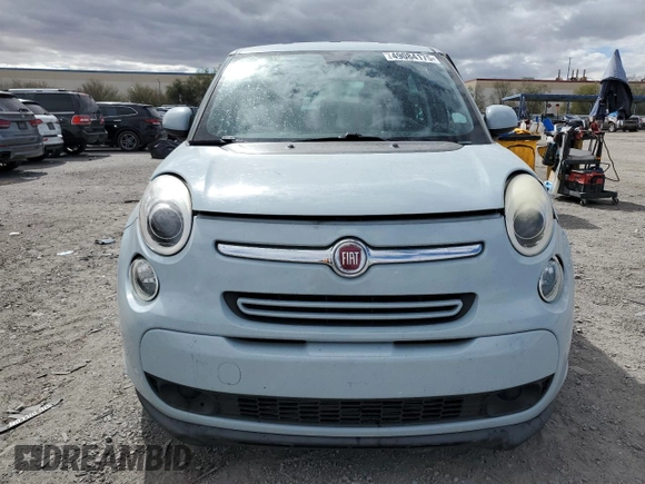 2014 FIAT 500L Easy with VIN ZFBCFABH6EZ020375, listed as a Copart auction lot 49084175 with 106,992 mi miles and Salvage Title. Bid and sale history available at carsss.com. Image 5.