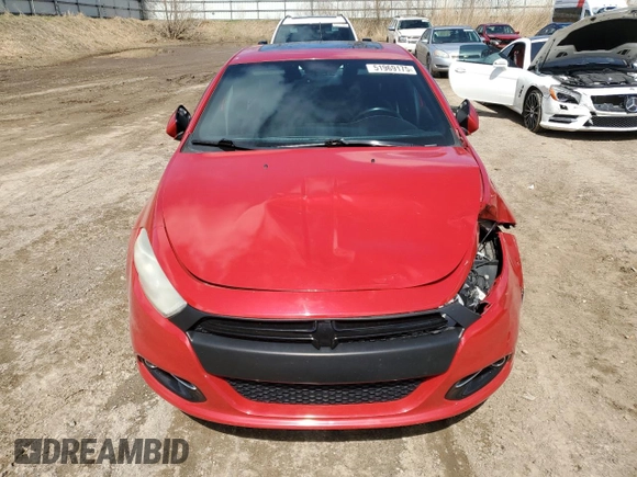 2013 Dodge Dart Limited with VIN 1C3CDFCA5DD293163, listed as a Copart auction lot 51969175 with 116,810 mi miles and Clean Title. Bid and sale history available at DreamBid. Image 5.