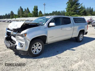 2017 Chevrolet Colorado 4WD LT z VIN 1GCPTCE1XH1195247, wystawiony jako Copart lot #59805645 z przebiegiem 91 458 mil mil oraz Szkoda całkowita • Salvage title. Historia ofert i sprzedaży dostępna na DreamBid. Obrazek 1.