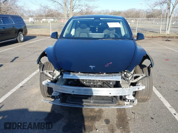 2023 Tesla Model Y Long Range with VIN 7SAYGAEE3PF925928, listed as a IAAI auction lot 41753910 with Not provided miles and . Bid and sale history available at DreamBid. Image 6.