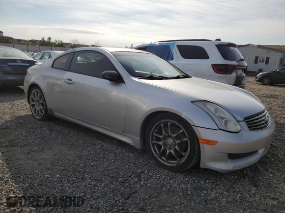 2007 Infiniti G35 Coupe with VIN JNKCV54E37M908770, listed as a Copart auction lot 80825224 with 17,366 mi miles and Salvage Title. Bid and sale history available at carsss.com. Image 4.