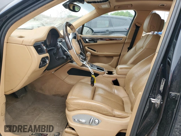 2015 Porsche Macan S with VIN WP1AB2A50FLB58798, listed as a Copart auction lot 59753495 with 173,577 mi miles and Salvage title. Bid and sale history available at DreamBid. Image 7.