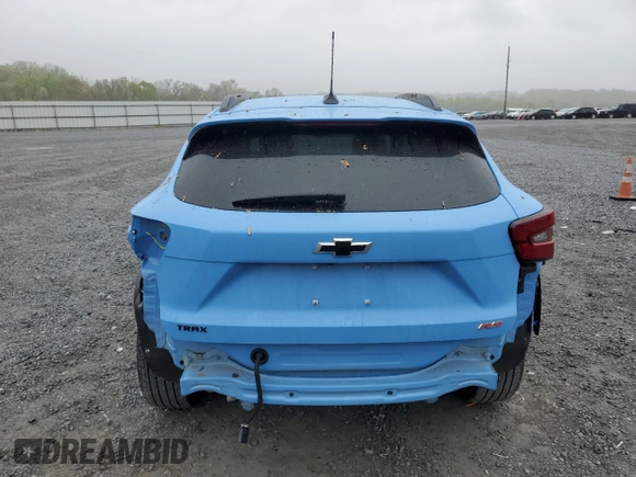 2024 Chevrolet Trax 2RS with VIN KL77LJE25RC206297, listed as a Copart auction lot 50798815 with 5,754 mi miles and Salvage Title. Bid and sale history available at DreamBid. Image 6.