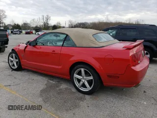 2007 Ford Mustang GT Deluxe with VIN 1ZVHT85H375202073, listed as a Copart auction lot 48035584 with 152,873 mi miles and Salvage Title. Bid and sale history available at DreamBid. Image 2.