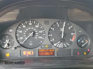 2001 BMW 5 Series 525iA with VIN WBADT43451GF58014, listed as a Copart auction lot 46687415 with 230,231 mi miles and Salvage Title. Bid and sale history available at carsss.com. Image 9.