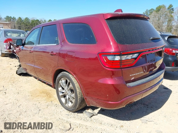 2019 Dodge Durango GT z VIN 1C4RDJDG2KC625283, wystawiony jako IAAI lot #41702986 z przebiegiem 191 708 mil mil oraz . Historia ofert i sprzedaży dostępna na DreamBid. Obrazek 3.