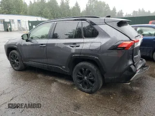 2023 Toyota RAV4 Hybrid XSE with VIN JTME6RFV5PJ037206, listed as a Copart auction lot 61597265 with 5,094 mi miles and Salvage title. Bid and sale history available at DreamBid. Image 2.