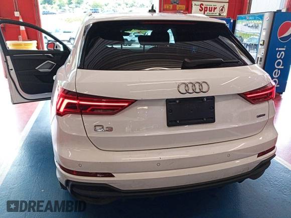 2023 Audi Q3 S line Premium with VIN WA1DECF34P1100929, listed as a IAAI auction lot 42789881 with 52,586 mi miles and . Bid and sale history available at DreamBid. Image 26.