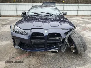 2023 BMW M4 Competition xDrive with VIN WBS43AZ01PCM97935, listed as a Copart auction lot 45945565 with Not Provided miles and Salvage Title. Bid and sale history available at carsss.com. Image 5.