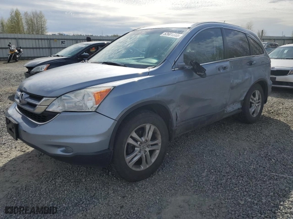 2011 Honda CR-V EX-L with VIN JHLRE4H7XBC009522, listed as a Copart auction lot 52601555 with 164,194 mi miles and Salvage Title. Bid and sale history available at carsss.com. Image 1.