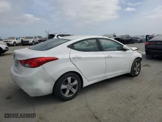 2013 Hyundai Elantra GLS with VIN 5NPDH4AE8DH380287, listed as a Copart auction lot 53376545 with 207,167 mi miles and Salvage Title. Bid and sale history available at carsss.com. Image 3.