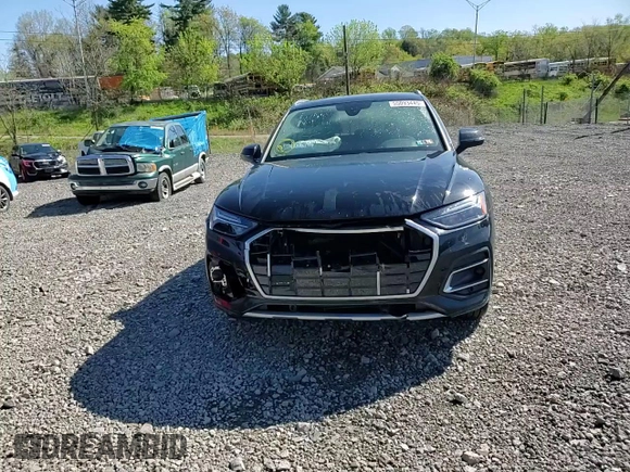 2023 Audi Q5 Premium Plus with VIN WA1BBAFY6P2047225, listed as a Copart auction lot 55093445 with 35,998 mi miles and Salvage title. Bid and sale history available at DreamBid. Image 14.